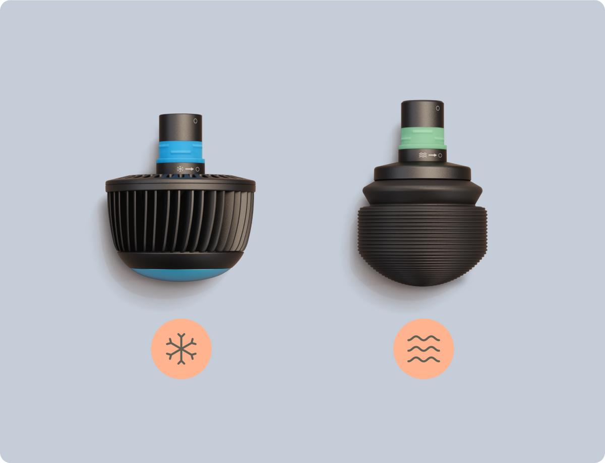Kompatibilný s Cold Plus a Vibration Plus Attachments